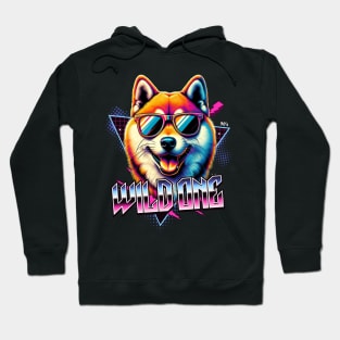 Wild One Shiba Inu Dog Hoodie